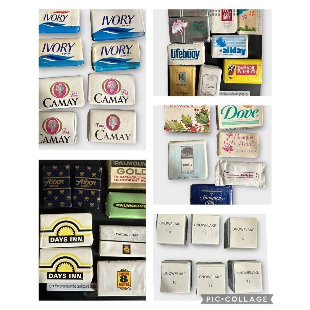 38 vintage mini travel size resort hotel soaps 29 ounces
